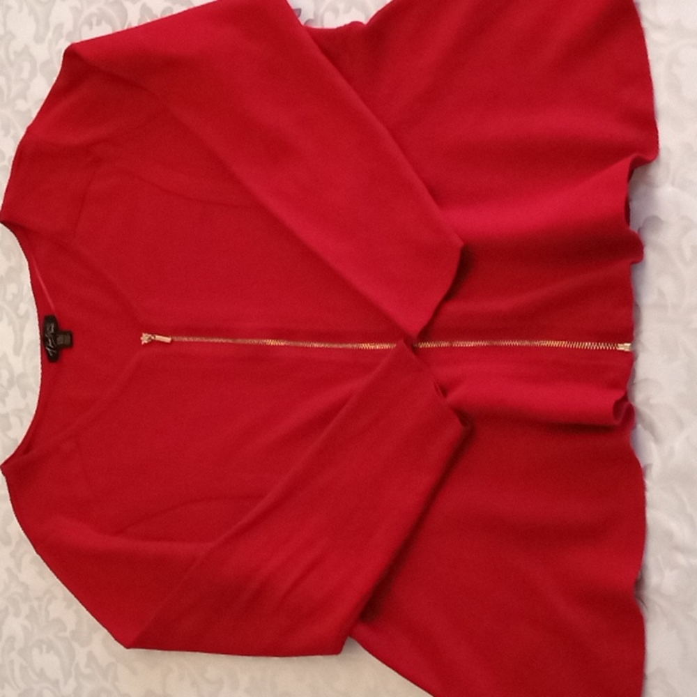 Thalia Sodi Red Women's Sweater, Size XXL/XXG